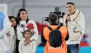 Ángel Di María se despide de la selección argentina entre ovaciones y homenajes en Buenos Aires