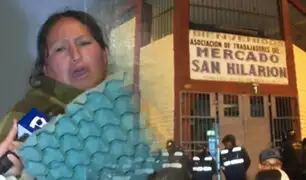 Desalojo de ambulantes en calles aledañas al mercado San Hilarión deja varios heridos