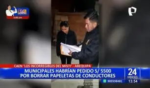 Arequipa: trabajadores municipales habrían pedido más de 5 mil soles por borrar papeletas de conductores