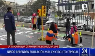 Lince: niños aprenden más acerca de educación vial en el touring