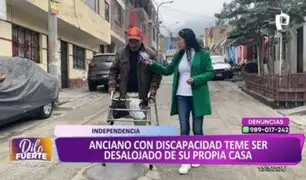 Anciano con discapacidad denuncia que sus hermanas lo quieren desalojar de su propia casa