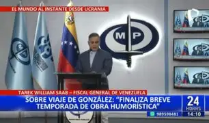 Fiscal General de Venezuela califica de "obra humorística" partida de Edmundo González