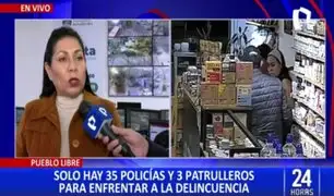 ¡Increíble! Pueblo Libre solo cuenta con 35 policías y 3 patrulleros para luchar contra la criminalidad