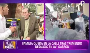 Jesús María: adulto mayor junto a su familia se quedan en la calle tras desalojo