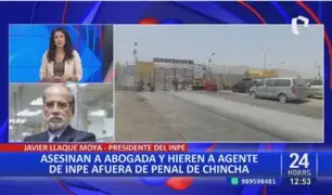 Presidente del INPE tras asesinato en penal de Chincha: "Es un hecho que enluta la institución"