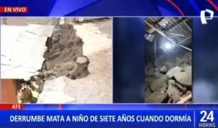 Derrumbe de pirca ocasiona muerte de niño: familia pide ayuda para sepultura