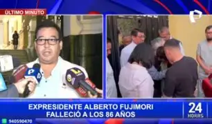 Edwin Martínez tras la muerte de Alberto Fujimori: "Ha sido presidente y merece todos los honores"