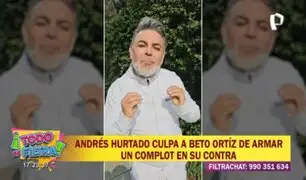 Andrés Hurtado reaparece en su redes sociales y denuncia complot en su contra