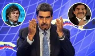 Nicolás Maduro le pide al espíritu de Maradona que asuste a Javier Milei: “Jálale las patas”