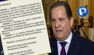 Luis Iberico es nombrado embajador de Perú ante ONU Turismo