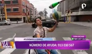 Historia que inspira: Joven en silla de ruedas deslumbra con malabares en avenida Arenales