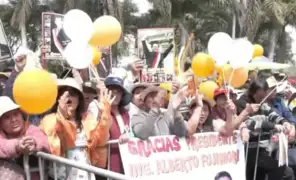 Simpatizantes se despiden de expresidente Alberto Fujimori