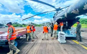 Establecen puente aéreo para llevar ayuda humanitaria a Loreto