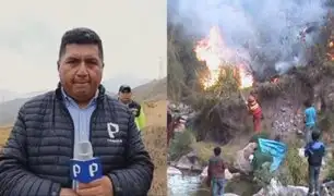 Corresponsal de Panamericana sobre incendios en Amazonas: "Que el Gobierno no diga que no puede enviar helicópteros, lo hicieron en Loja"