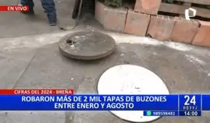 Más de 2 mil tapas de buzones han sido robadas entre enero y agosto