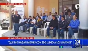 César Acuña: "Que me hagan memes con eso llego a los jóvenes"