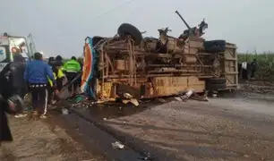 Excesiva velocidad: al menos 5 muertos y 28 heridos deja choque de buses en La Libertad