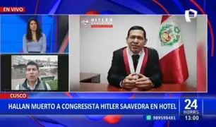 Hitler Saavedra: Congresista presentó dolores estomacales la noche antes de su fallecimiento