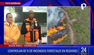 Indeci revela que más del 85% de los incendios forestales han sido controlados