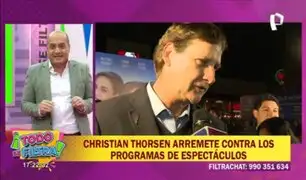 Kurt Villavicencio defiende a los programas de espectáculos: "Representa el gusto de nuestro pueblo"