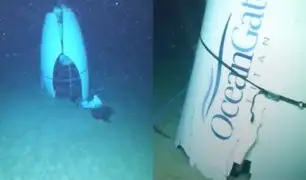 Tragedia del sumergible Titán de OceanGate: revelan video de sus restos luego de la implosión