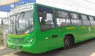 Más de veinte buses de 'Los Loritos' detienen operaciones en la ruta Ventanilla-Huaycán por extorsiones