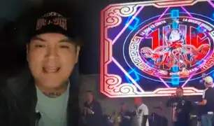 PNP inicia investigación por proyección del logo de “Los Pulpos” en concierto de Chacalón Jr. en Trujillo