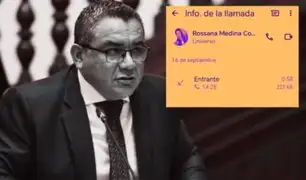 Ministro Santiváñez: Panorama confirma llamada de Rossana Medina al presidente de la Comisión de Fiscalización