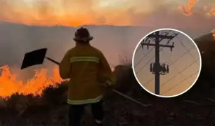 Incendios forestales: más de 50 mil personas se quedaron sin electricidad en distintas regiones