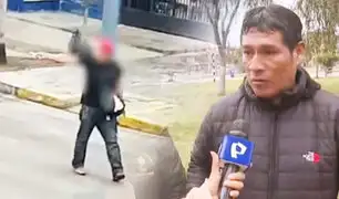 Hombre que dejó arreglos fúnebres a sus vecinos causa destrozos en inmuebles y parque en el Callao