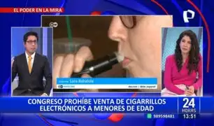 Congreso prohíbe venta de cigarrillos electrónicos a menores de edad