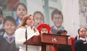 Dina Boluarte sobre su Gobierno: “Actuamos con hechos tangibles y no con floro”