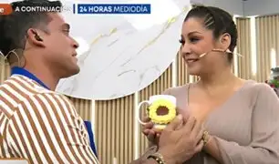 Christian Domínguez sorprende a Tarazona con tierno regalo y queda al descubierto: “mejor que una flor amarilla”