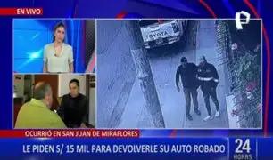 ¡Delincuencia de nunca terminar! Sujetos roban una camioneta a las afueras de un restaurante en SJM