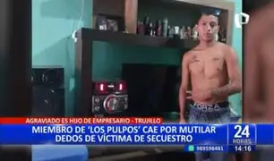 Capturan a "Corta dedos", miembro de la organización criminal Los Pulpos en Trujillo