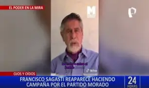 Francisco Sagasti hace un llamado a los jóvenes para participar con el Partido Morado