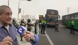 Transportistas divididos en segundo día de paro: enfrentamientos por conductores que salen a trabajar