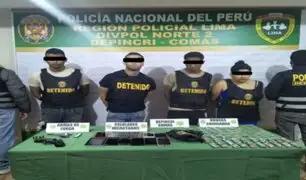 'Los Injertos de Aragua del Cono Norte': cae banda dedicada al sicariato y extorsión en SJM