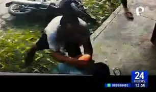 Con un coco y a puñetes: Detienen a delincuente que intentó robar a mujer en Iquitos