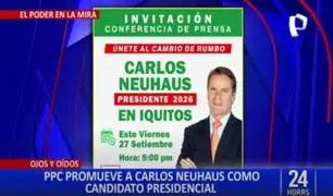 Carlos Neuhaus sería el candidato presidencial del PPC para las elecciones del 2026