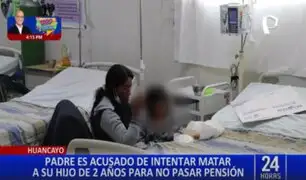 ¡Insólito! Huancayo: padre golpea a su hijo de dos años con una piedra en la cabeza