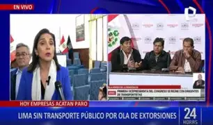 Patricia Juárez propone que Fuerzas Armadas resguarden buses de transporte público