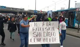 Paro de transportistas en Lima Norte: amedrentan a conductores por no unirse a la protesta