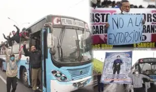 Anuncian suspensión de paro de transportistas: "Hemos acordado dar una tregua"