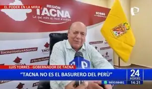 Gobernador de Tacna rechaza traslado de reos a Challapalca: "No somos el basurero del Perú"