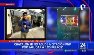 Chacalón Jr. no se presenta a citación en Trujillo por investigaciones sobre apología al crimen