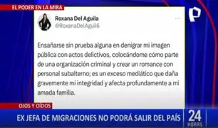 Exjefa de Migraciones sobre impedimento de salida del Perú: “Es un exceso que daña mi integridad”