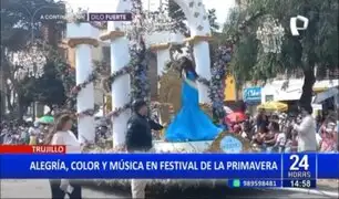 Trujillo: Alegría, color y música en festival de la primavera