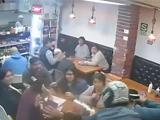 VIDEO: así fue cómo un policía de civil frustró el robo de un restaurante en SMP