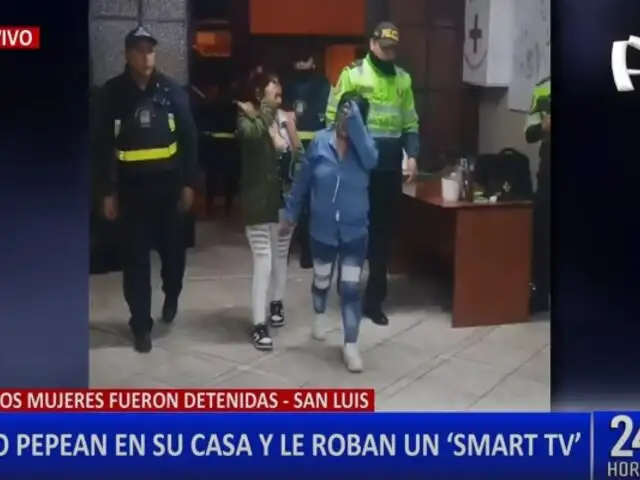 ¡Increíble! Lo pepean y terminan robándole un Smart Tv en San Luis